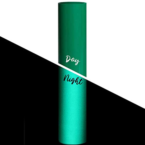 Green Reflective Vinyl Permanent Adhesive, 12x12 Sheets Reflective Vinyl for Cricut, Cars, Bikes, Decals, Stickers, Signs, Helmets, Mailbox, Numbers, Reflective Tape by Turner Moore Edition (3-Pack) - color: Green