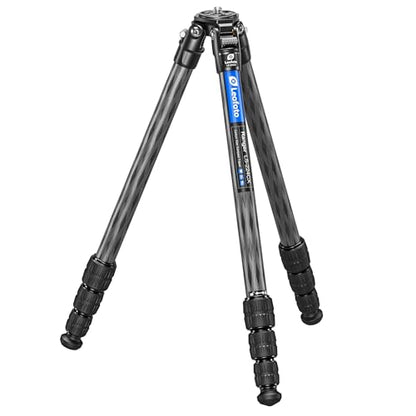 Leofoto 42" Lightweight Carbon Fiber Travel Tripod, Professional Compact Tripod for Camera DSLR Video, Max Load 13Lbs/6KG (LS-224CX) - color: LS-224CX:Max Load 6KG-4 Sections