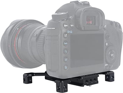 NICEYRIG Quick Release Plate for Arca-Swiss Standard, Tripod/Ground Shooting Switch Plate with Four-feet Stand Support for Heavy Camera, Camcorder - 520 - size: 4.3 Inch