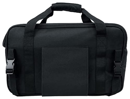 Rockville TB8 Padded Speaker Bag Carry Case For 8" DJ PA Speakers+Stand | Rugged Carry Case, Stand Compartment, Secure Interior Buckles, Rain, Splash and Scratch Resistant, Dual YKK Zippers - style: 8 - Inches