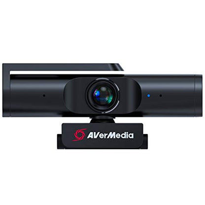 AVerMedia 4K webcam for PC, Gaming Camera for Streaming, Video Calls, Built-in Mic, Privacy Cover, for Teams, Google Meet, Zoom, OBS and more, for PC/Mac - PW513 Live Streamer CAM - style: 4K30 Fixed Focus