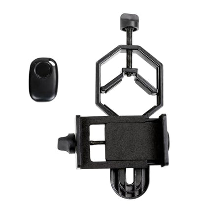 Celestron – Smartphone Adapter and Bluetooth Remote for Telescope, Binoculars & Spotting Scopes – Capture Images & Video Through Your Optics – Simple, Durable, Metal Body - Compact and Travel-friendly - style: Basic Smartphone Adapter DX with Bluetooth
