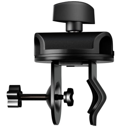Hemobllo Mic Clamp 3.93X2.75In Microphone Holder Clip with 360 Rotating Knob for Boom Arm Desk Mount Adjustable Mic Stand Clamp for Recording Streaming Podcasting