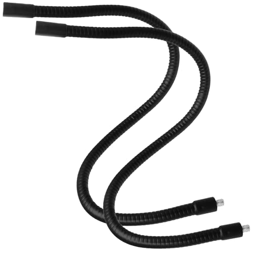 20" Gooseneck Tube Extension Holder, 2 PCS 1/4"-20 Female to Male | Female to Male Thread, Metal Universal Hose, Flexible Arm, For Phone Action Camera Microphone - size: 20 Inch