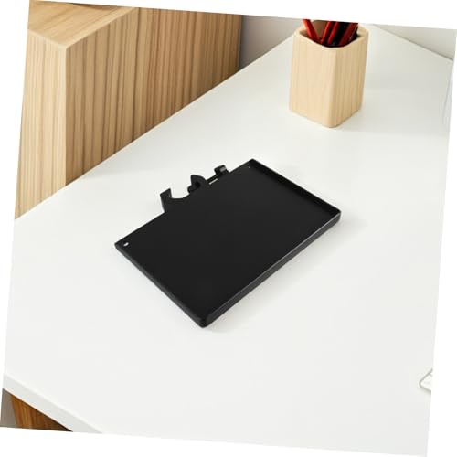 Angoily 4pcs Durable Multi Functional Desk Mount Tray for Microphone Xlr Cables and Sound Card Lightweight Gear Organizer for Recording Live Streaming and Daily Use