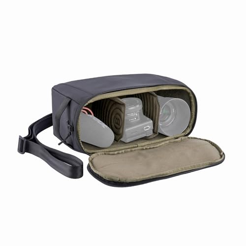 PGYTECH XS Camera Insert Bag, Waterproof Lens Pouch for Photographers and Traveler, Lightweight DSLR/SLR Lens Carring Case with Thicken Partition for Canon/Nikon/Sony/Mirrorless Cameras - size: XS