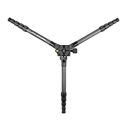 Manfrotto Element Traveller Small Aluminum 5-Section Tripod Kit with Ball Head - color: Carbon Fiber, size: Element Small 56.3"