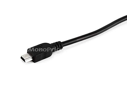 Monoprice 6-Feet USB A to mini-B 5pin 28/28AWG Cable (100107) - size: 6 Feet