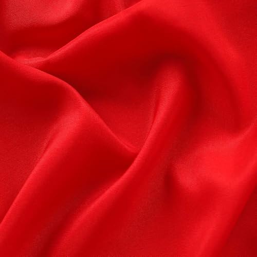 GFCC 6FT x 10FT Red Polyester Backdrop Curtain for Wedding Party Banquet,Fabric Backdrop - color: Red, size: 6ftx10ft