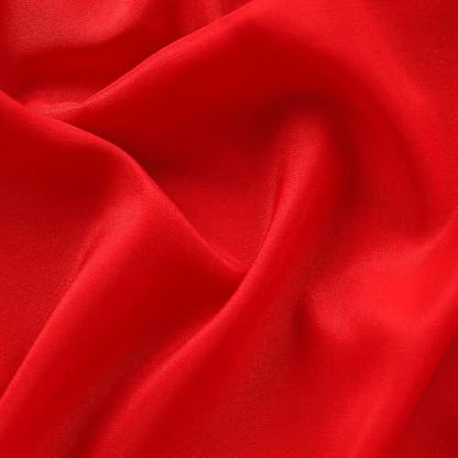 GFCC 6FT x 10FT Red Polyester Backdrop Curtain for Wedding Party Banquet,Fabric Backdrop - color: Red, size: 6ftx10ft