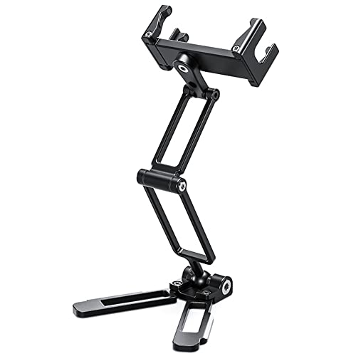 LEOFOTO PS-4 Black Ultra Compact & Lightweight Smartphone Clamp/Holder/Video/Selfie Stand/Easel Arca/RRS Compatible - color: LF-PS-4-Black