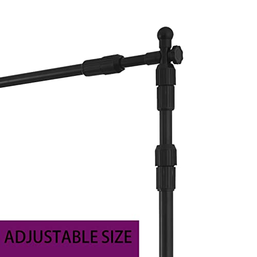 10x8 ft Adjustable Backdrop Banner, Large Display Step and Repeat Stand, Portable Backdrop Banner Stand for Parties Wedding Photoshoot Exhibition Background, with Carrying Bag