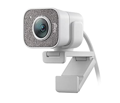 Logitech StreamCam - Webcam for Live Streaming on YouTube and Twitch, Full HD 1080p at 60fps, USB-C Connection, Facial Tracking, Autofocus, Vertical Videos, Light Grey
