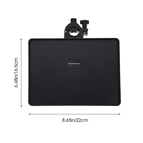 ERINGOGO Universal Microphone Stand Sound Card Holder Clamp on Rack Live Sound Card Tray microphone stand tray