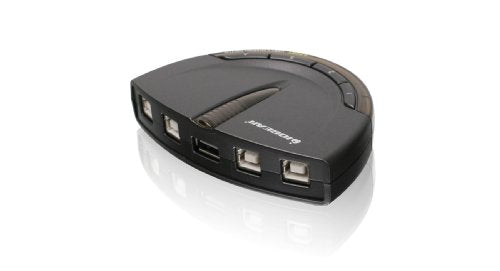 IOGEAR 4-Port USB 2.0 Automatic Printer Switch, GUB431 - size: 4 Computer