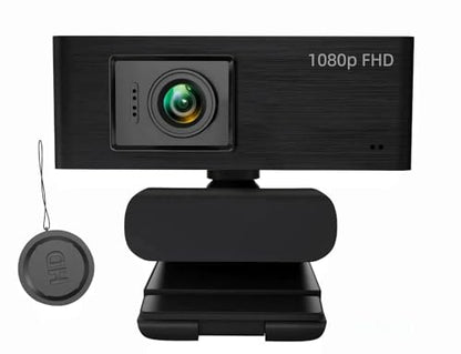 1080P Webcam HD for PC - Web Camera for Desktop Computer with Hi-fi Microphones, Privacy Cover - Computer Camera Wide Angle, Plug &Play, USB Web cam for Zoom, Skype, Teams, Streaming, Video Calling