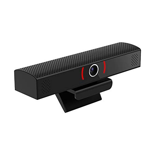 JOYUSING All-in-One Video and Audio Conferencing System 1080P HD Conference Webcam with Microphone and Speaker for Small Meeting Rooms Wide Angle (Black)