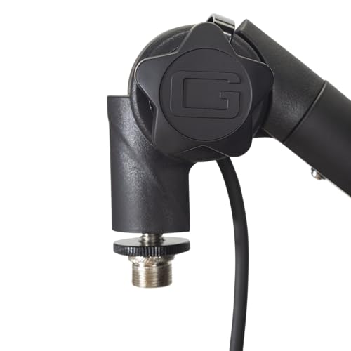 Gator Frameworks Deluxe Desk-Mounted Broadcast Microphone Boom Stand For Podcasts & Recording, Integrated XLR Cable, (GFWBCBM3000) - style: 3000 Series