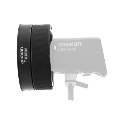 amaran Fresnel with Barn Doors Bowens Mount Attachment Designed for Amaran Ray 360C,660C,Halo 200x/300x/600x,and Other COB LED Video Light (Large) - size: Large