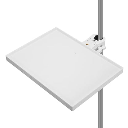 Microphones Sound Card Stand Tray for Music Interfaces Accessories with Strong Clamp Fit for 13-47mm Tube ABS Build