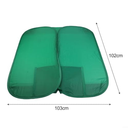 Portable Green Screen Background For Chair, Foldable Velvet Chroma Key Panel With Storage Bag For Streaming Video Production Home Office