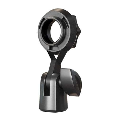 Metal Microphone Clip Microphone Shock Mount Bracket Holder Simple Stand Accessories Use Flexible Angled Desktop Condenser Mic Stand - color: Without conversion B