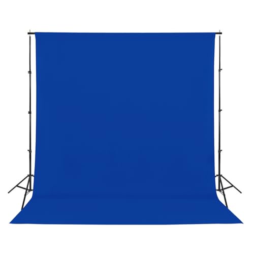 Sugargirl 10X10FT Royal Blue Backdrop Background for Photography, Photo Backdrop Royal Blue Screen Photo Booth Backdrop for Photoshoot Party Video(1 Panel) - color: Royal Blue, size: 10x10 FT