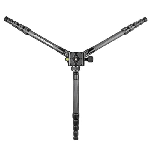 Manfrotto Element Traveller Small Aluminum 5-Section Tripod Kit with Ball Head - color: Carbon Fiber, size: Element Small 56.3"