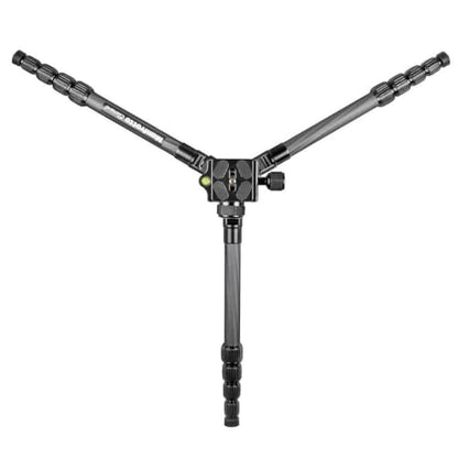 Manfrotto Element Traveller Small Aluminum 5-Section Tripod Kit with Ball Head - color: Carbon Fiber, size: Element Small 56.3"