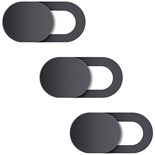 Webcam Cover,3 PCS Camera Cover Slide, Ultra-Thin Webcam Cover Slide Compatible for Laptop Desktops, MacBook, PC, Tablet, Cell Phone and more Accessories -Protect Your Privacy Security (3-Pack) - color: 3 PACK