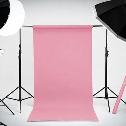 Kate Seamless Paper Backdrop for Photography Pink Backdrop Paper (86''x32.8' Baby Pink) - color: Baby Pink, size: 86''x32.8'