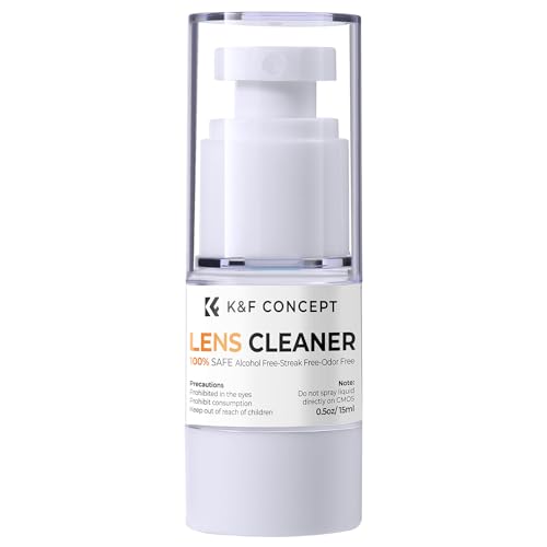 K&F CONCEPT Spray Lens Cleaner Care，Non-Flammable Camera Lens Cleaner | Efficient cleaning, safe for all optical glass. Gentle formula and versatile for multiple devices