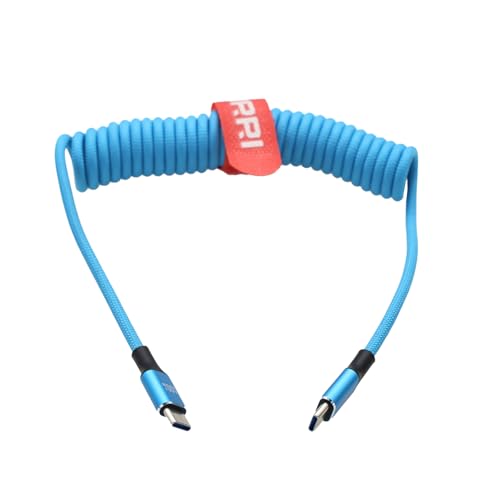 PD USB-C 100W Fast Charging Cable for Sony FX3 Canon EOS R8, R7, R6 MARK2, R5,BMPCC 4K,FUJFILM XT3 XT4 GFX50R GFX100 X-S10 - color: Blue, size: 100W Type C