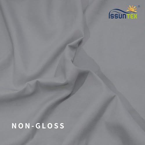ISSUNTEX 9X15 ft Background Polester Backdrop, Photo Studio, Collapsible High Density Screen for Video Photography and Television-Gray - color: Gray