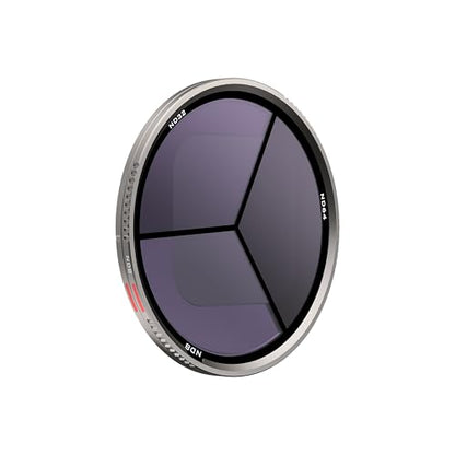 Freewell 3-in-1 Magnetic Split Neutral Density Filter - ND8, ND32 & ND64 Compatible with Freewell iPhone Cases & Genius Rig Cage - style: 3 in 1 ND