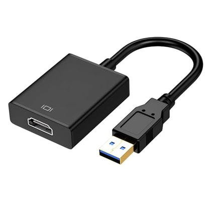 USB to HDMI Adapter for Monitor Windows 11/10 / 8, HDMI USB Converter for Laptop Mac MacBook pro, USB 3.0 USB 2.0 HDMI Cable Multiple Monitors for Desktop PC TV