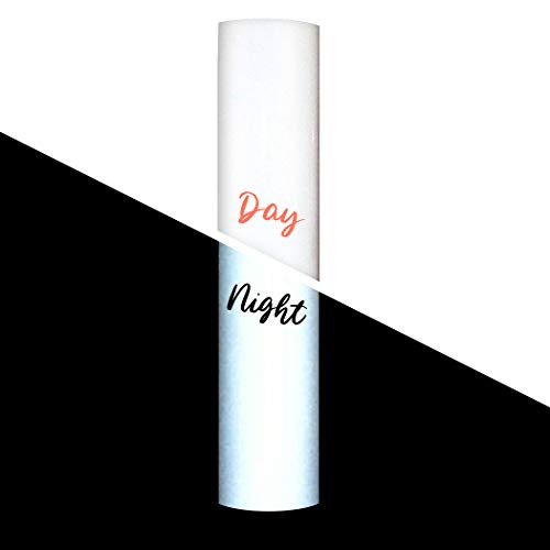 Engineering Grade White Reflective Vinyl, 12x12 Reflective Permanent Adhesive Vinyl for Signs, Decals, Stickers, Bikes, Motorcycles, Mailboxes by Turner Moore Edition (3 Sheets, Engineering White) - color: White (Engineer Grade)