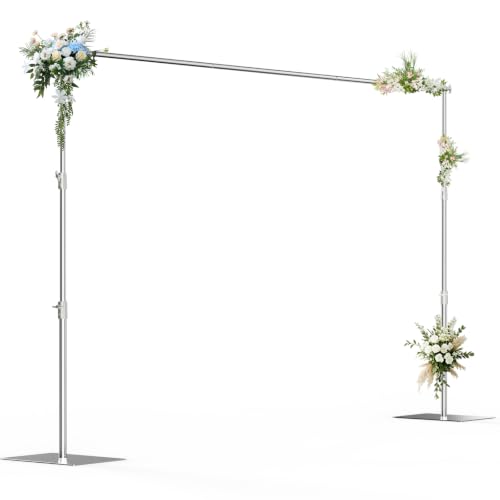 8.5 x 10 FT Heavy Duty Photo Backdrop Stand Kit, Adjustable Background Holder Support System Kit with Carrying Bag, for Photography Video Stutio, Parties Decoration, Advertising Display - size: 8.5x10Ft BG