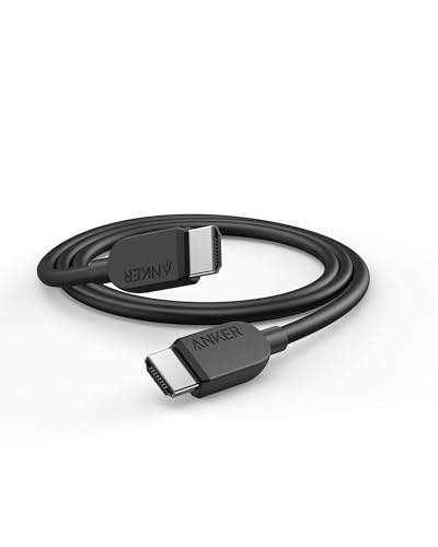 Anker HDMI Cable 8K@60Hz, Ultra HD 4K@120Hz HDMI Cord,48 Gbps Certified Ultra High-Speed,Compatible with PlayStation 5,Xbox,Samsung TVs,and More (3ft) - size: 3ft