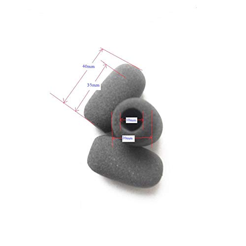 Microphone Covers Compatible with Lightspeed Aviation Pilot Headset Mic Windshield Foam Sponge Windscreen Pack of 10 x
