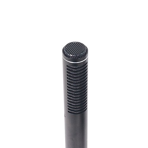 Bestshoot Condenser Interview Microphone Photography Shotgun Mic for Video Camcorders DSLR DV Camcorder 11 inches/27cm Camera Microphone with Metal Holder, Anti-Wind Foam Cap XLR Cable