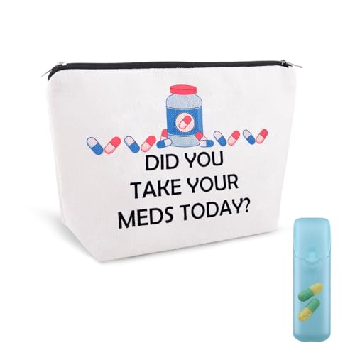 Small Travel Medicine Bag Carrier Cancer Patient Gifts for Women Hospital Gifts for Patients Medication Supplies Bag Pharmacy Physician Gift Bags Medical Doctor Nurse Pharmacist Birthday Present Idea - color: Medicine Pouches for Travel