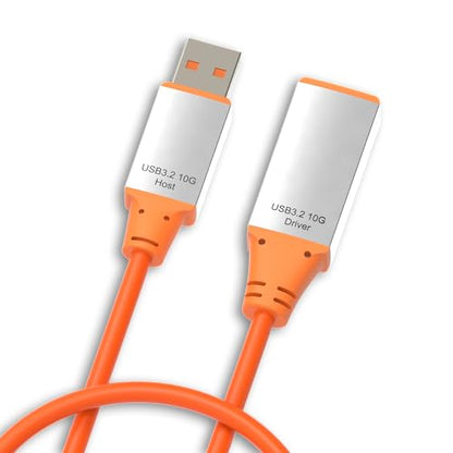 OkyLink Active USB 3.2 Gen 2 Extension Cable 10Gbps, 1.5ft | 0.5m,Male to Female, Built-in Signal Repeater, for External SSD & High-Speed Desktop Connections - color: USB3.2(10Gbps), size: 1.5ft (0.5m)