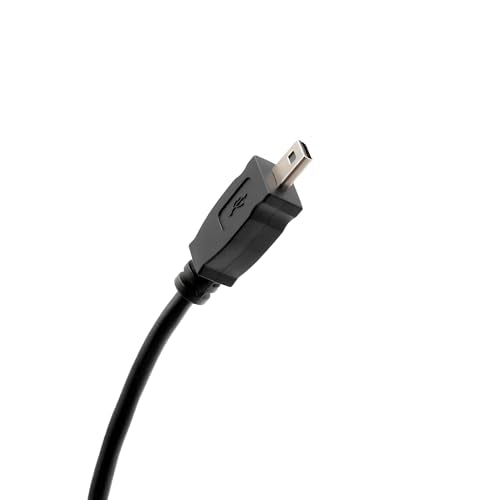 Replacement USB 2.0 to Mini USB 5-Pin Cable Suitable for Nikon, Canon, Sony, GoPro Hero 3/3+/4, Compatible with DSLR Cameras, External Devices, High-Speed Transfer & Charging, 59”