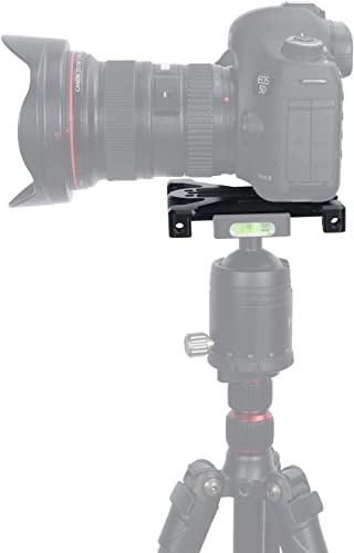 NICEYRIG Quick Release Plate for Arca-Swiss Standard, Tripod/Ground Shooting Switch Plate with Four-feet Stand Support for Heavy Camera, Camcorder - 520 - size: 4.3 Inch