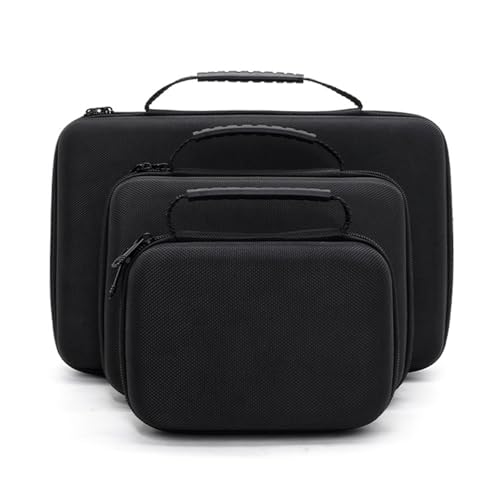 EVA Digital Storage Bag Shockproof Electronics Organizer with Adjustable Dividers for Camera Drone Hard Drive Small Largev - size: S