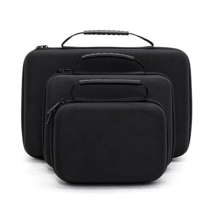 EVA Digital Storage Bag Shockproof Electronics Organizer with Adjustable Dividers for Camera Drone Hard Drive Small Largev - size: S