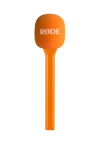 RØDE Interview GO Handheld Adaptor for RØDE Wireless Microphones (Orange) - color: Orange