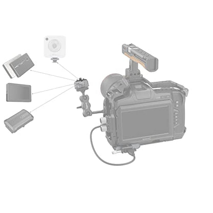 SmallRig Quick Release Plate with 1/4" Screw, HawkLock Quick Release Top Plate for Stabilizer, Action Camera, Monitor, LED Light, QR Top Plate for SmallRig HawkLock Quick Release System - 3730C - style: QR Top Plate