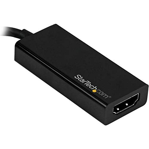 StarTech USB-C to HDMI Adapter Dongle, 4K 60Hz, DP Alt Mode, Reversible - color: Black, style: 4K 60Hz